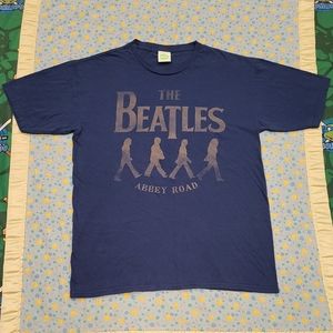 🎵🔥 Vtg Beatles 🪲🎸 Abbey Road Shirt y2k 2005 💎 Vintage John Lennon ✌️ ☮️ 🕊